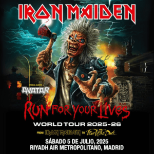 VIAJE AL CONCIERTO DE IRON MAIDEN 5 JULIO MADRID GIRA 2025