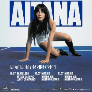 VIAJE AL CONCIERTO DE AITANA 19 JULIO BARCELONA GIRA 2025